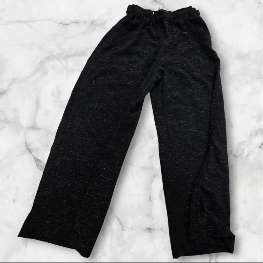 Max Studio Size XS Heathered Black Flare Pants